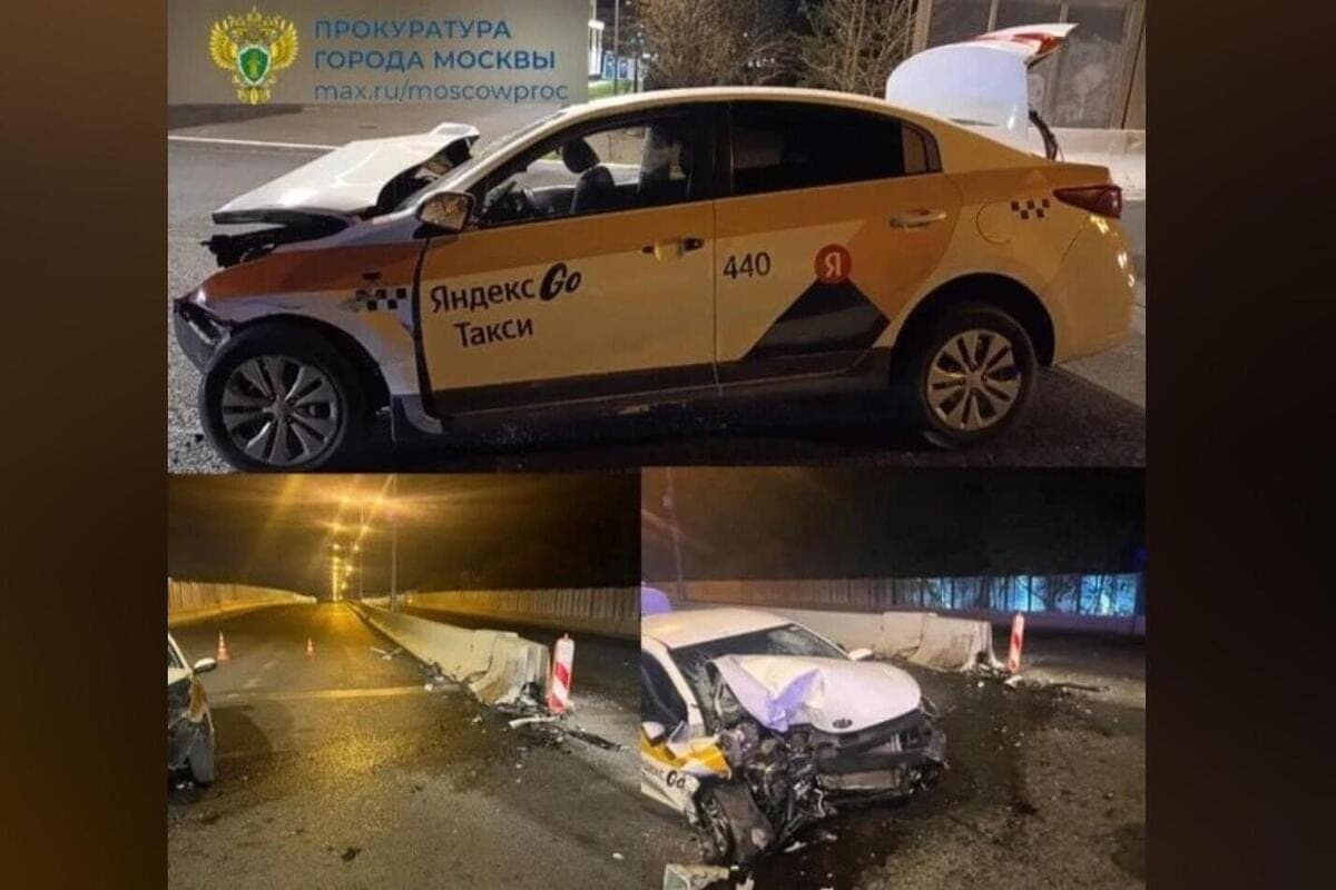 Пассажир такси погиб в ДТП в Зеленограде