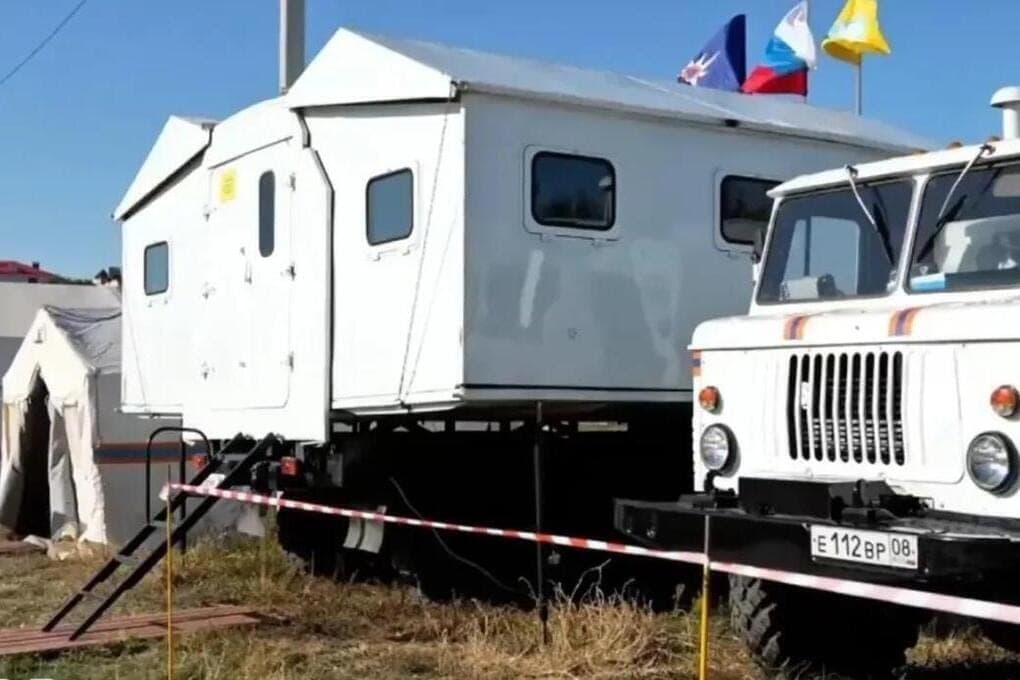 In Kalmykia held training on civil defense