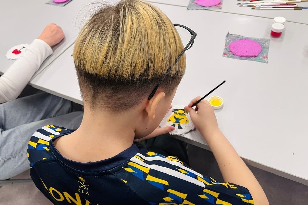 As part of the #Week Without Papers campaign, children held an environmental master class