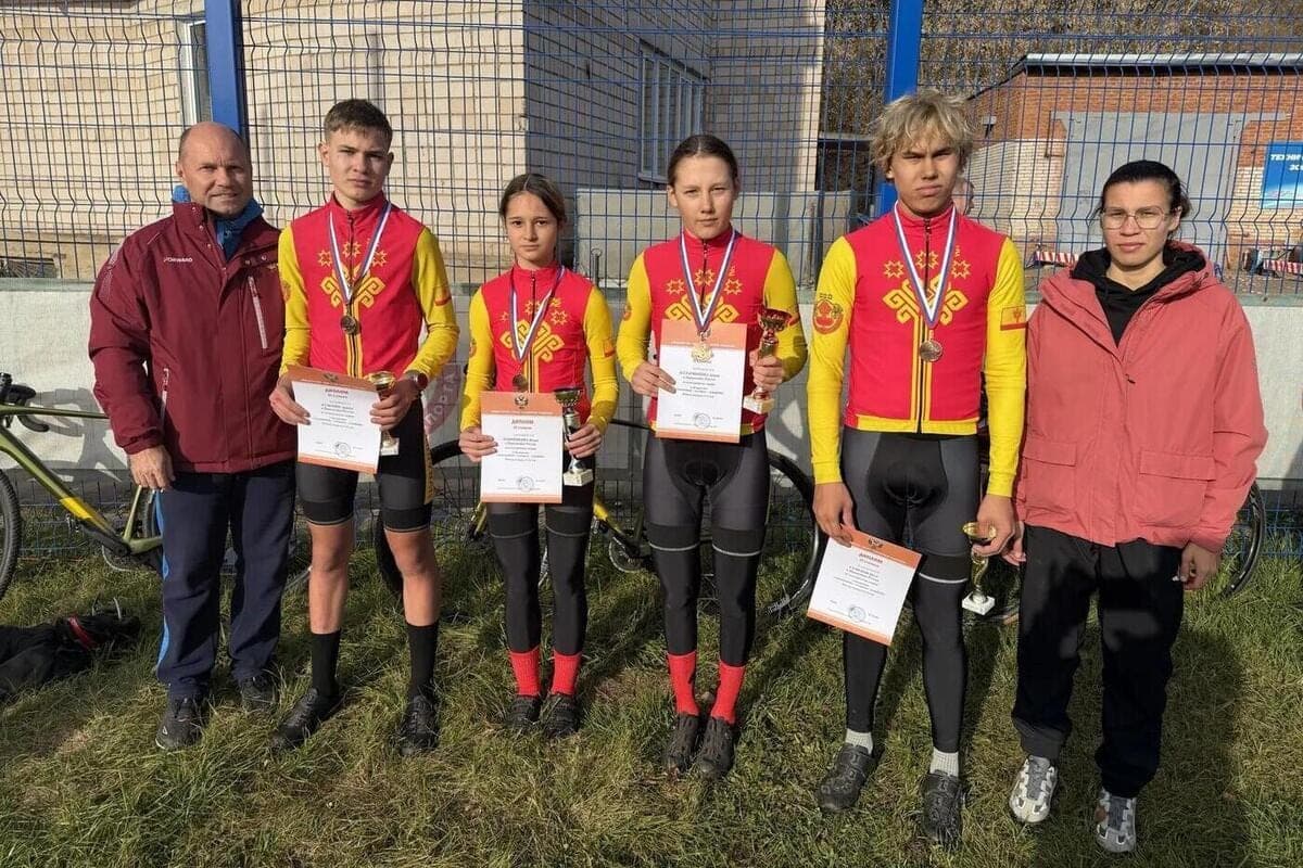 Young cyclists of Chuvashia took bronze of the championship of Russia