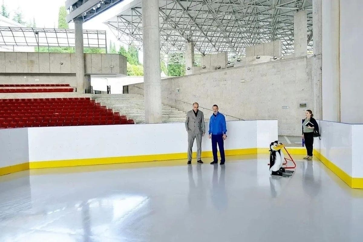 Viktor Teplyakov visited the site of the future rink at the “Festival” in Sochi