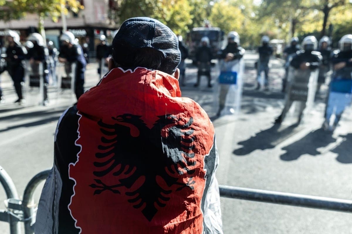 Albanian police disperse rioters in central Tirana