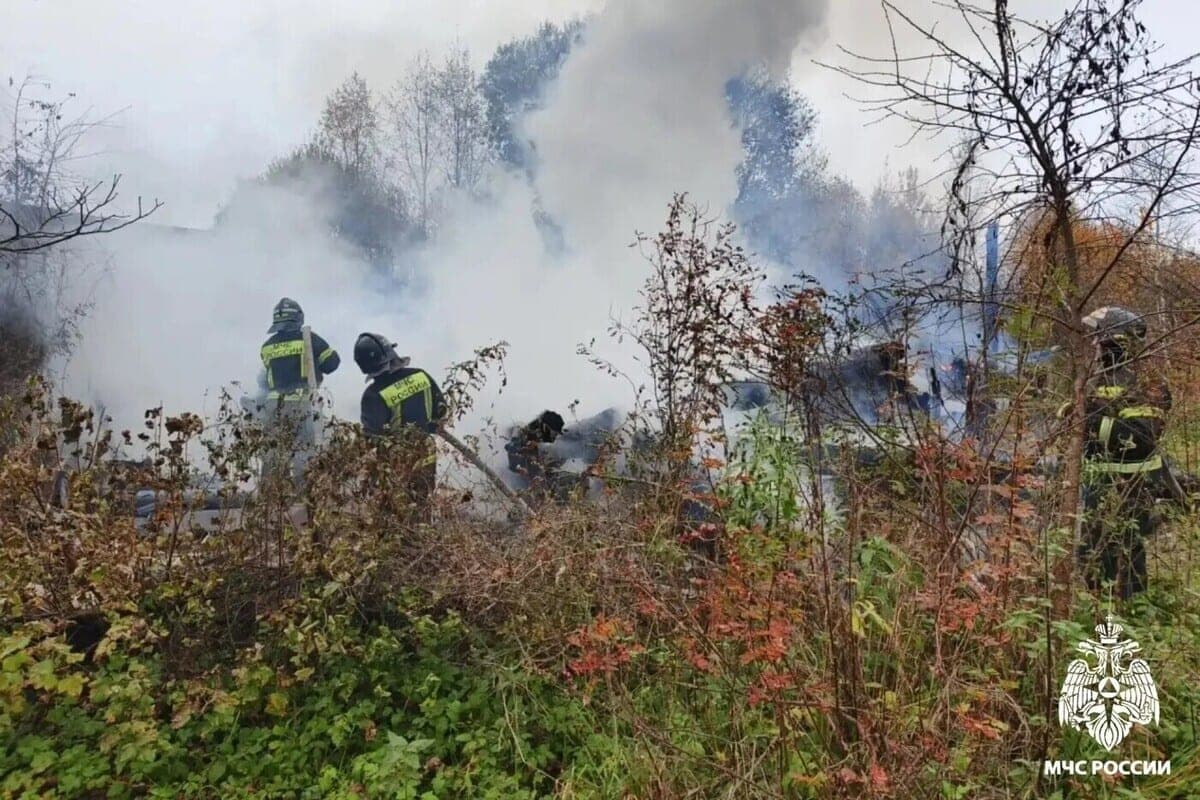 The human body was found during the extinguishing of the fire site in the Tver region