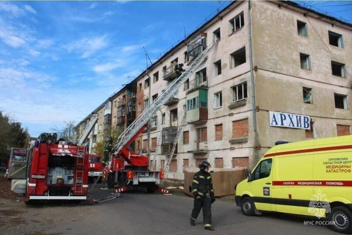 In Orel, emergency services worked out actions to eliminate emergencies