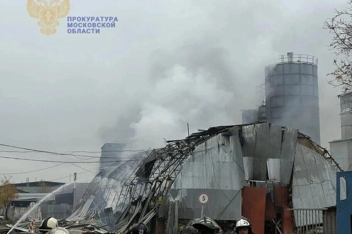 In Podolsk in a fire in a metal hangar killed a person
