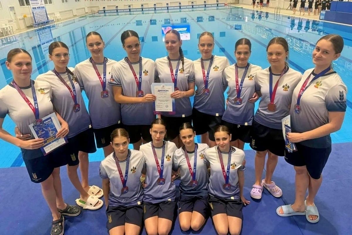 Athletes of the Krasnodar Territory became winners of the All-Russian competitions in synchronized swimming