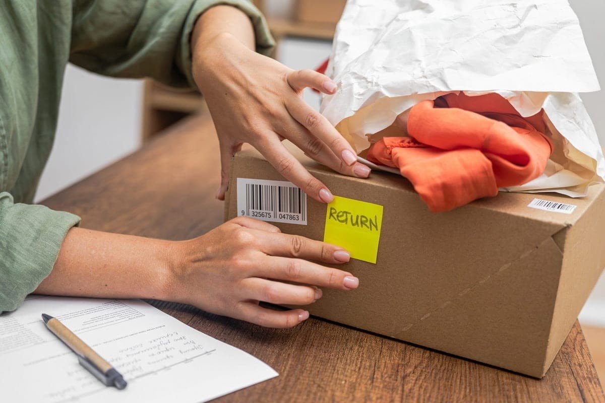 Return of goods without explanation