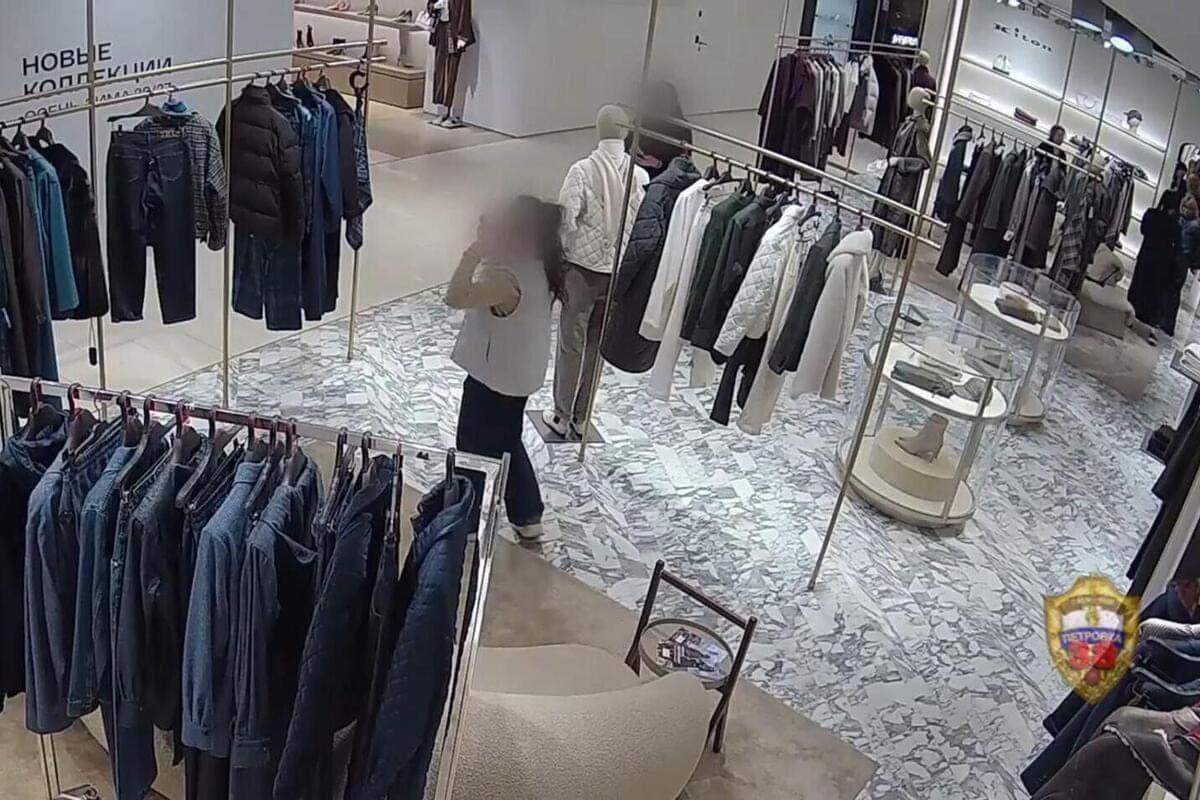 Serial thief who visited boutiques in the center of Moscow detained
