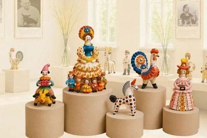 В Кирове до 9 ноября работает выставка раритетной дымковской игрушки