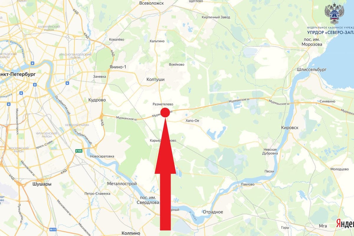 At the junction of the route R-21 "Kola" at Razmetelevo will alternately block all congresses