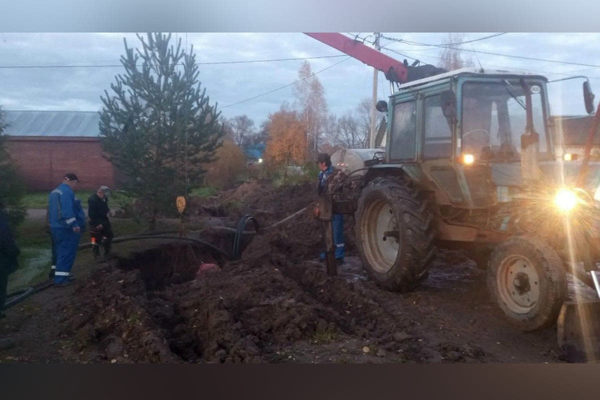 В селе Лычково Демянского округа отремонтируют водопровод