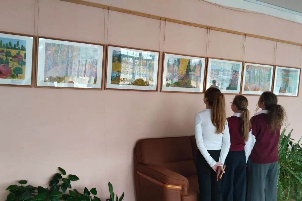 Серпуховские юные художники показали взгляд на единство народов