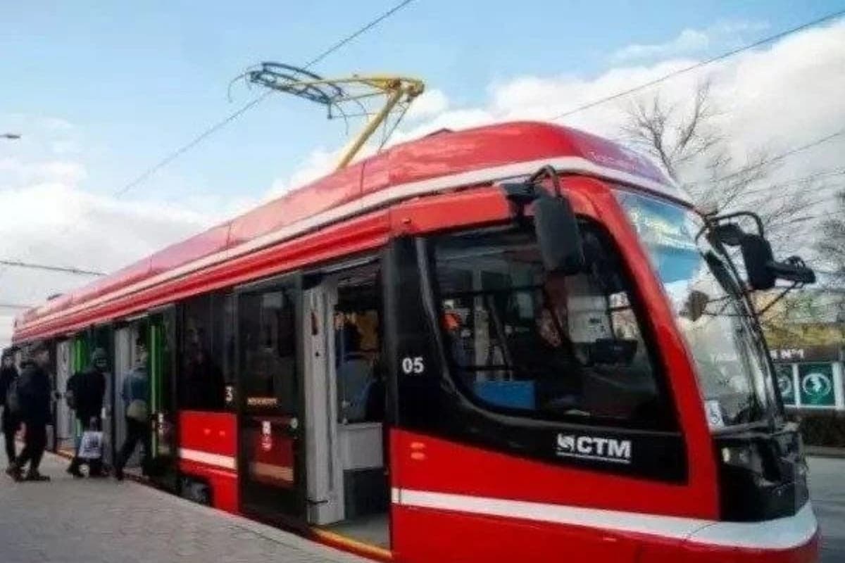 Alle Straßenbahnen in Taganrog stoppten das Fahren inmitten der Raketengefahr