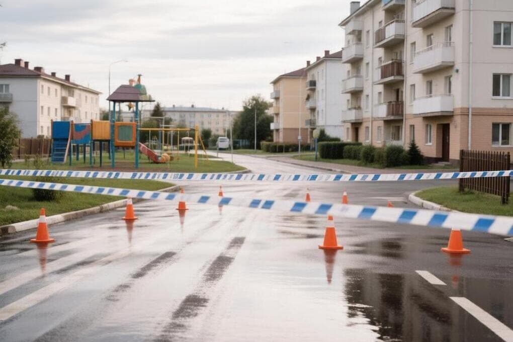State traffic inspection investigates an accident with a child in Kotelniki