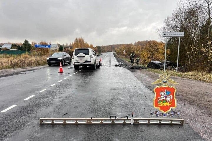 Fatal accident near Chekhov: a foreign car flew to the “meeting”