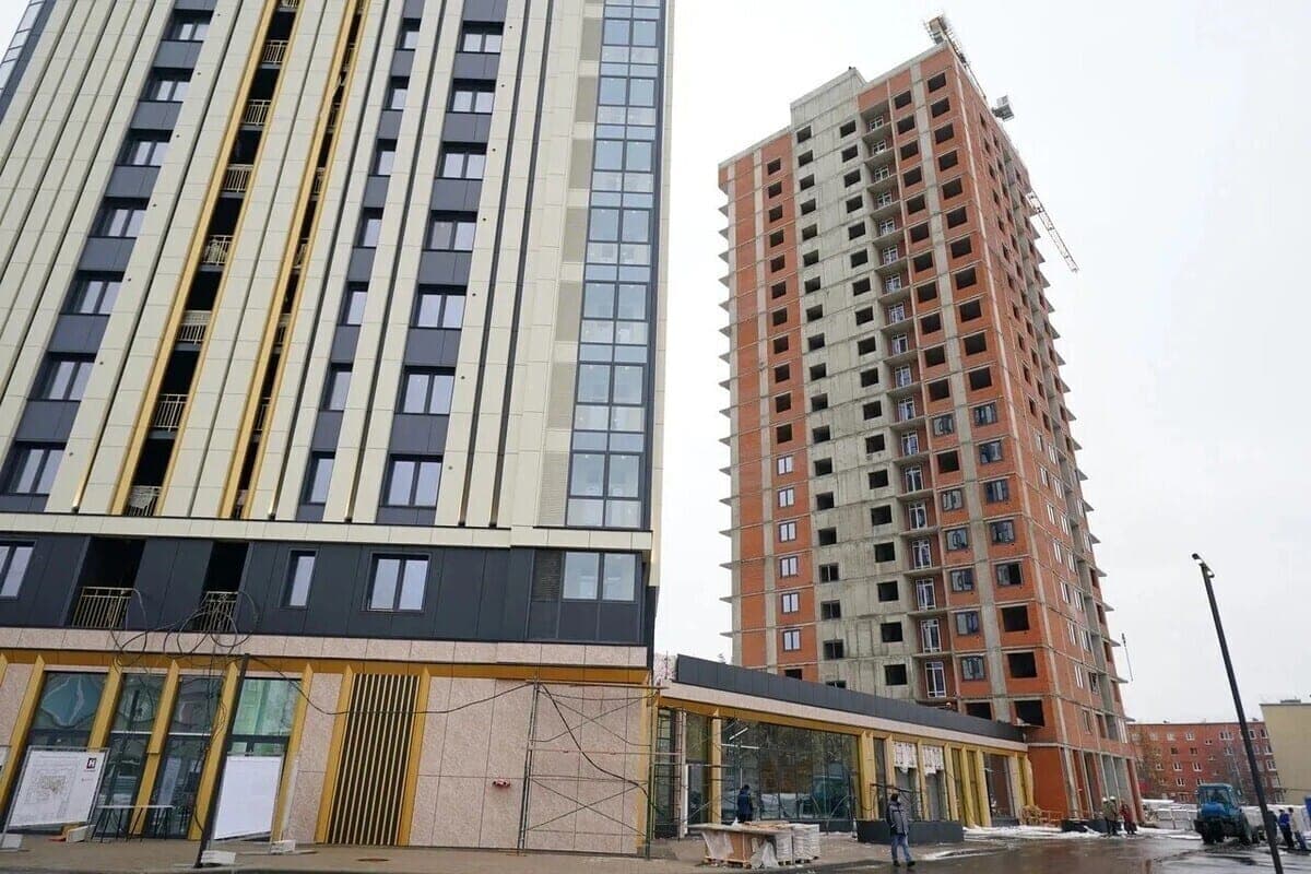 In Kemerovo, within the framework of the KRT program, the construction of the first residential building is completed