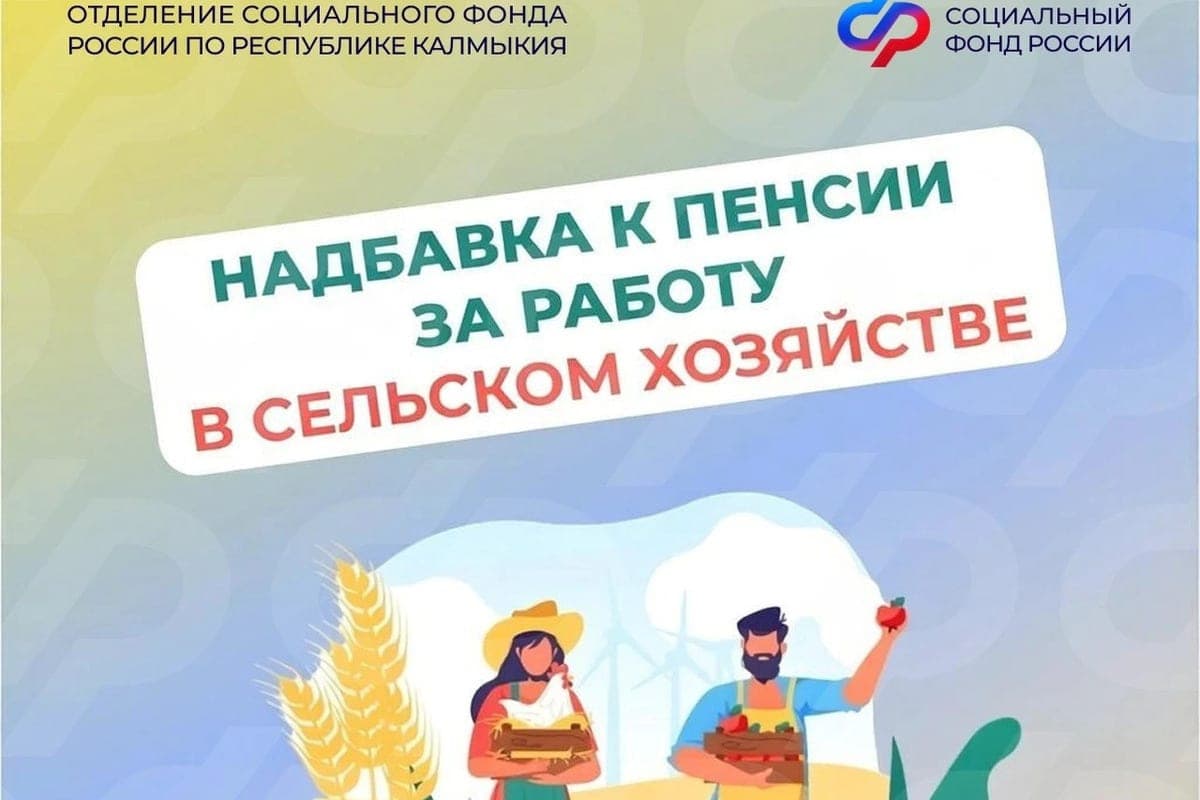Almost two thousand farmers of Kalmykia receive a pension supplement