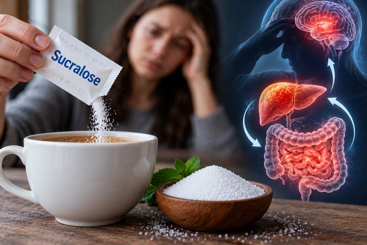 Popular sugar substitute was harmful to the liver and brain