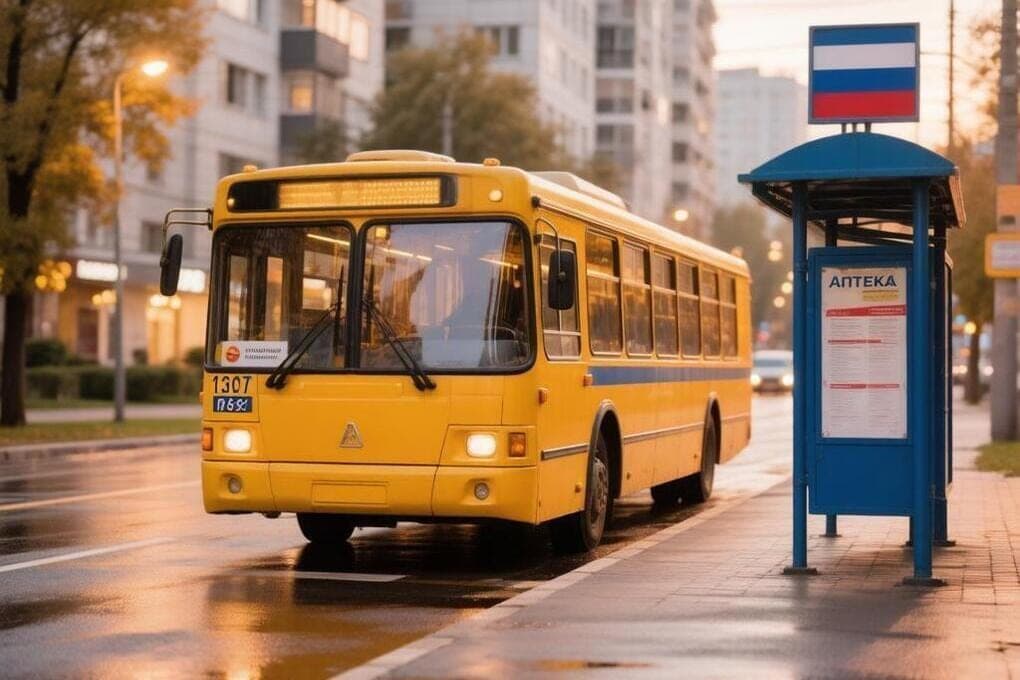 В Троицке задымился автобус на Калужском шоссе