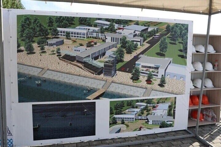 Rowing further: the completion of the construction of the rowing center near Astrakhan again moved