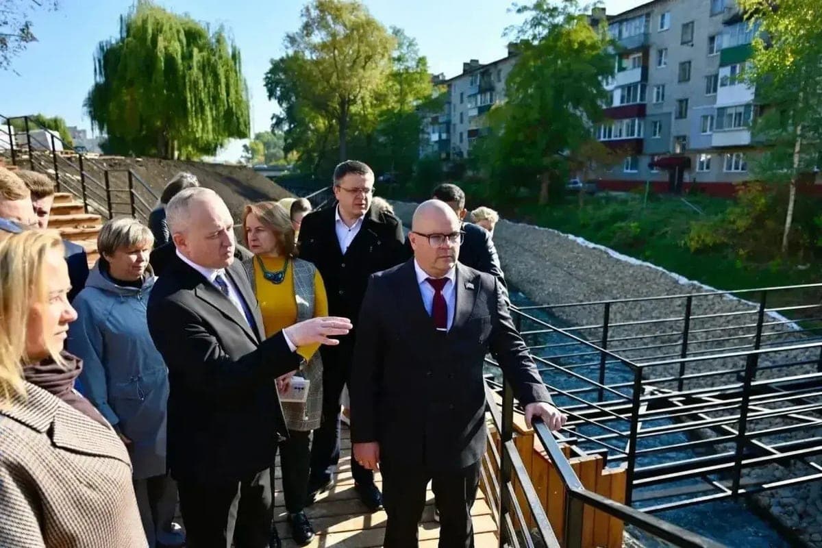 In Tambov, the readiness of improvement of the embankment of the Studenets river is 80%