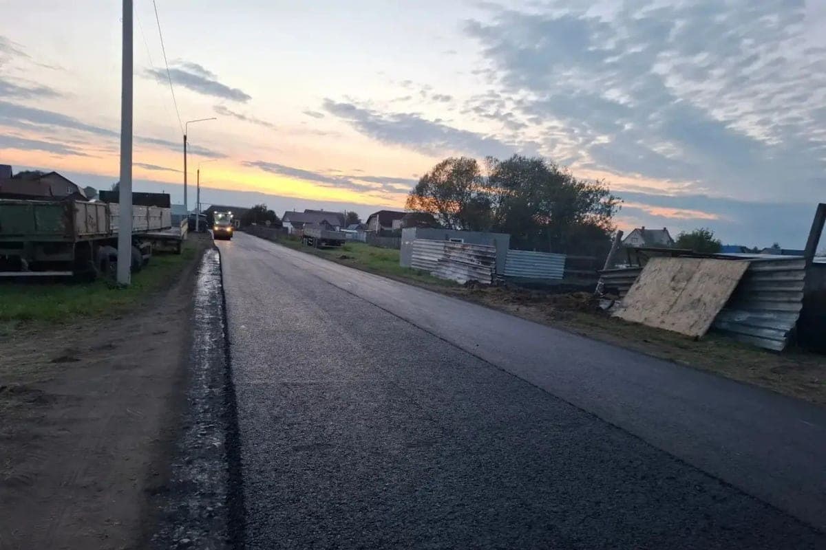 In Tambov, the season of road repair ends
