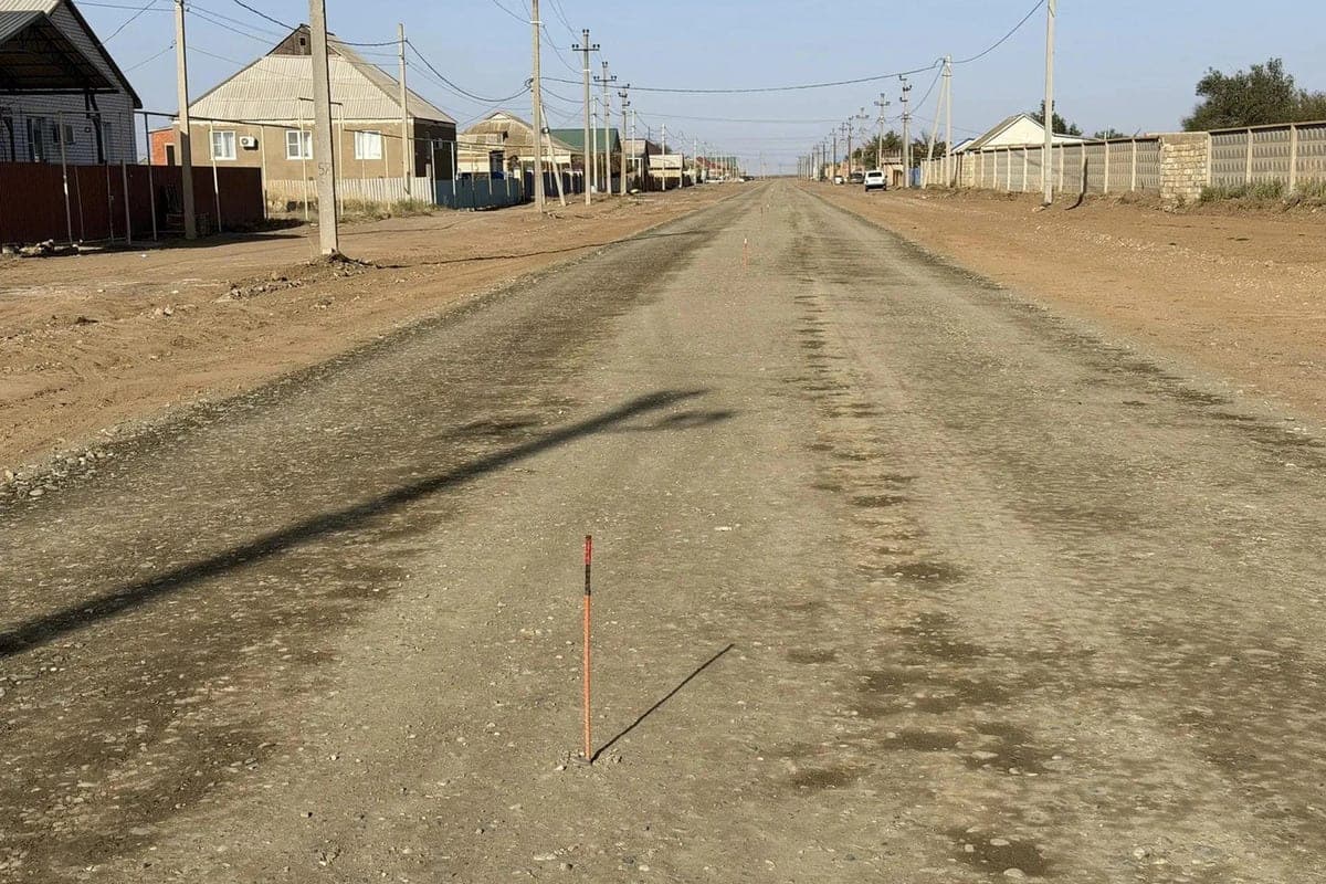 In the district center of Kalmykia will open the road to the stadium “Harvest”