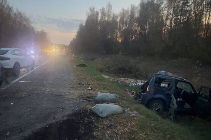 On the road near Dalniy Konstantinov faced four cars