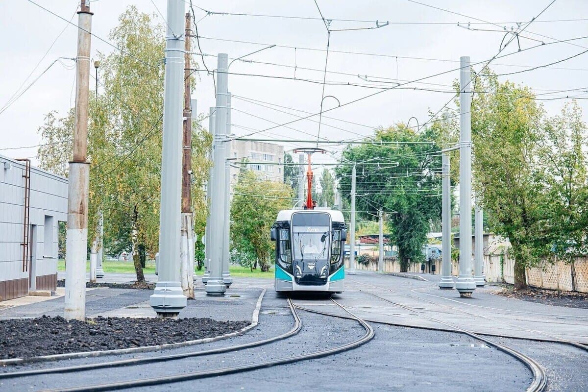 In Lipetsk für drei Tage wird die Straßenbahnüberquerung auf der Straße Tereshkova blockieren