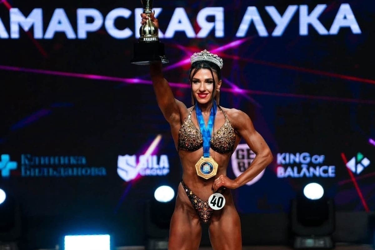 Восемь медалей и титул абсолютной чемпионки: ульяновцы отличились на турнире по бодибилдингу