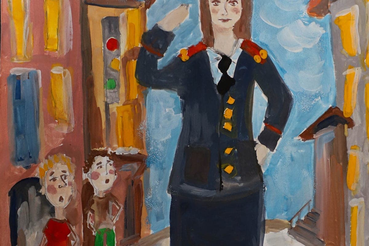 Pskov schoolchildren drew everyday policemen: the winners of the contest “My parents work in the police” were named