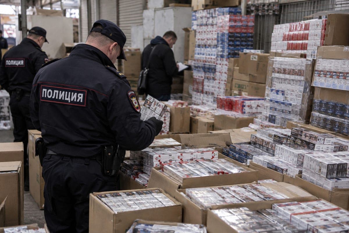 Businessman in Novosibirsk seized cigarettes for 28 million rubles