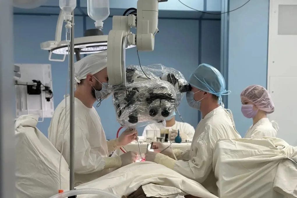 Brain surgery performed on a patient in Vologda