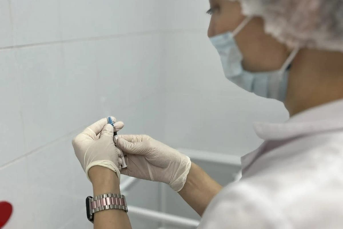 In the Tomsk geriatric center vaccinated against influenza elderly patients