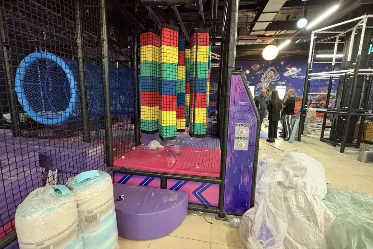 New attractions in the Lipetsk mall were not registered due to security violations