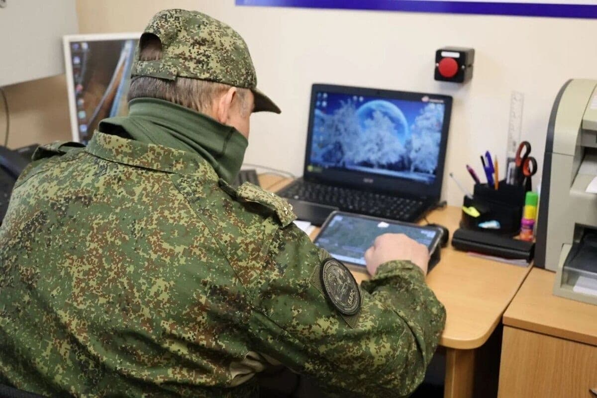 Over the Vladimir region at night shot down enemy drones