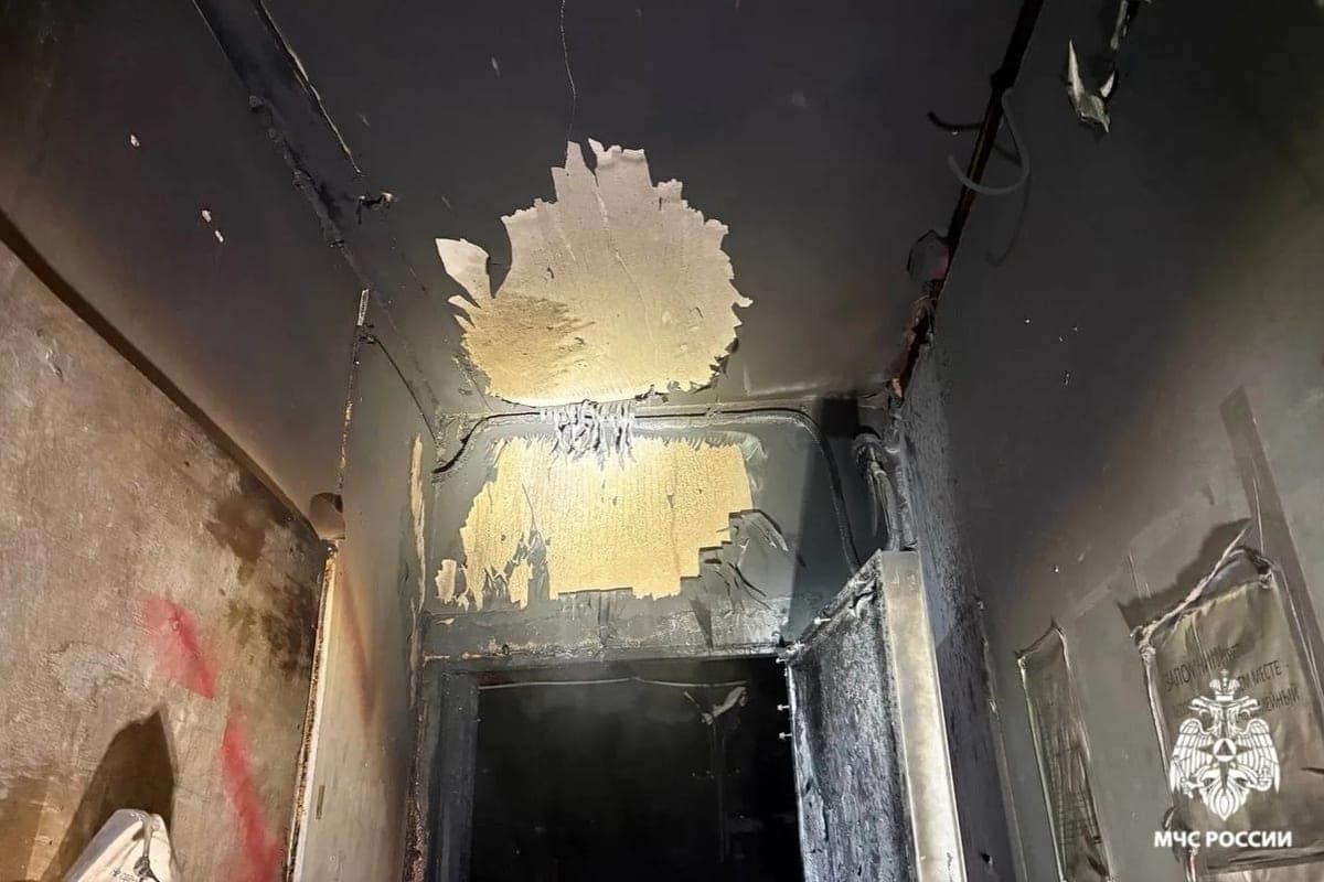 In Altai there was a fire at the construction site