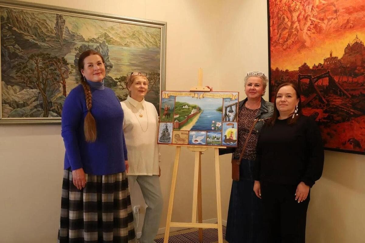 Novgorod Museum presented the painting “Great Novgrad” written in 2026