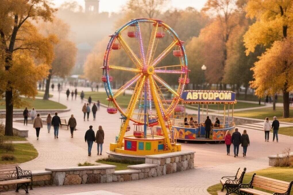 In the Smolensk Central Park began the conservation of attractions