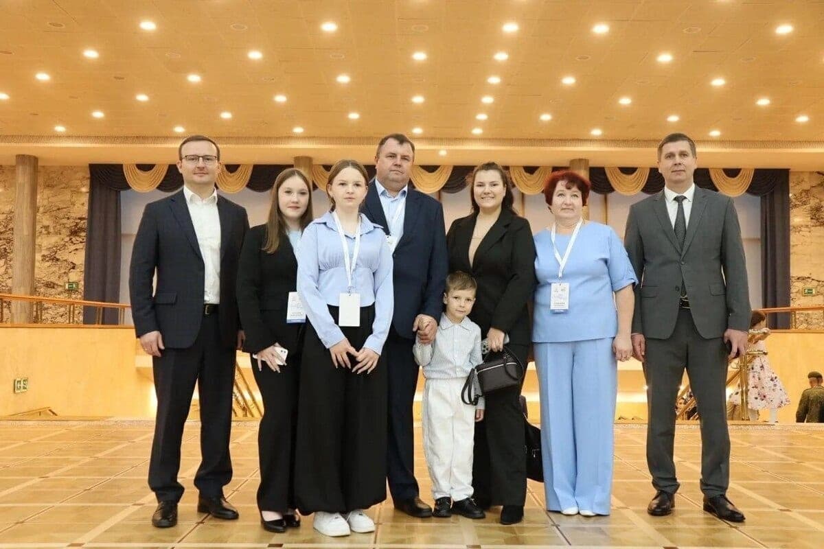 The Prokhorov family from the NO won in the nomination “Rural family”