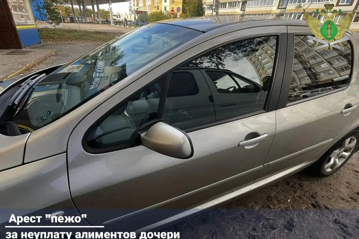 В Тамбове у должника по алиментам арестовали Peugeot 307 за долг в 86 тыс рублей