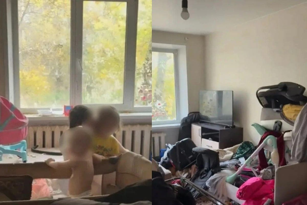 Рязанские полицейские помогли двоим детям, жившим среди мусора