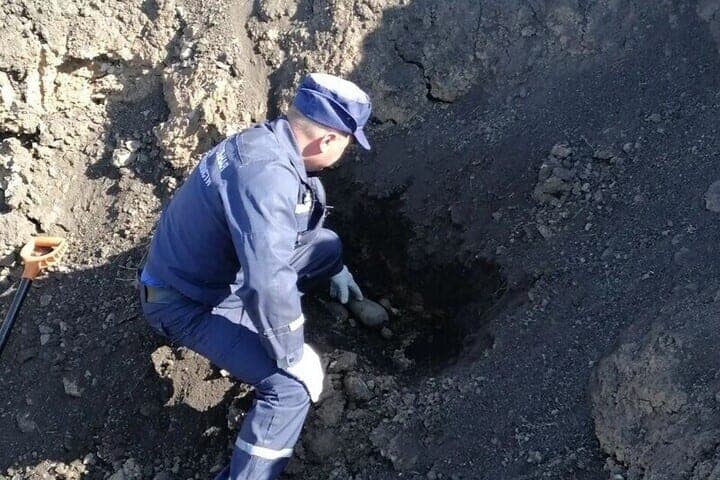 Под Воронежем обезвредили снаряд из прошлого века