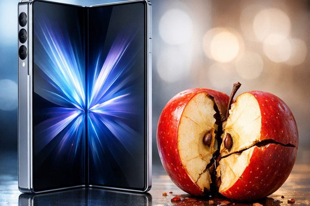 Z Fold 8 против iPhone Duo: когда яблоко трескается, а корейский самурай точит катану Galaxy