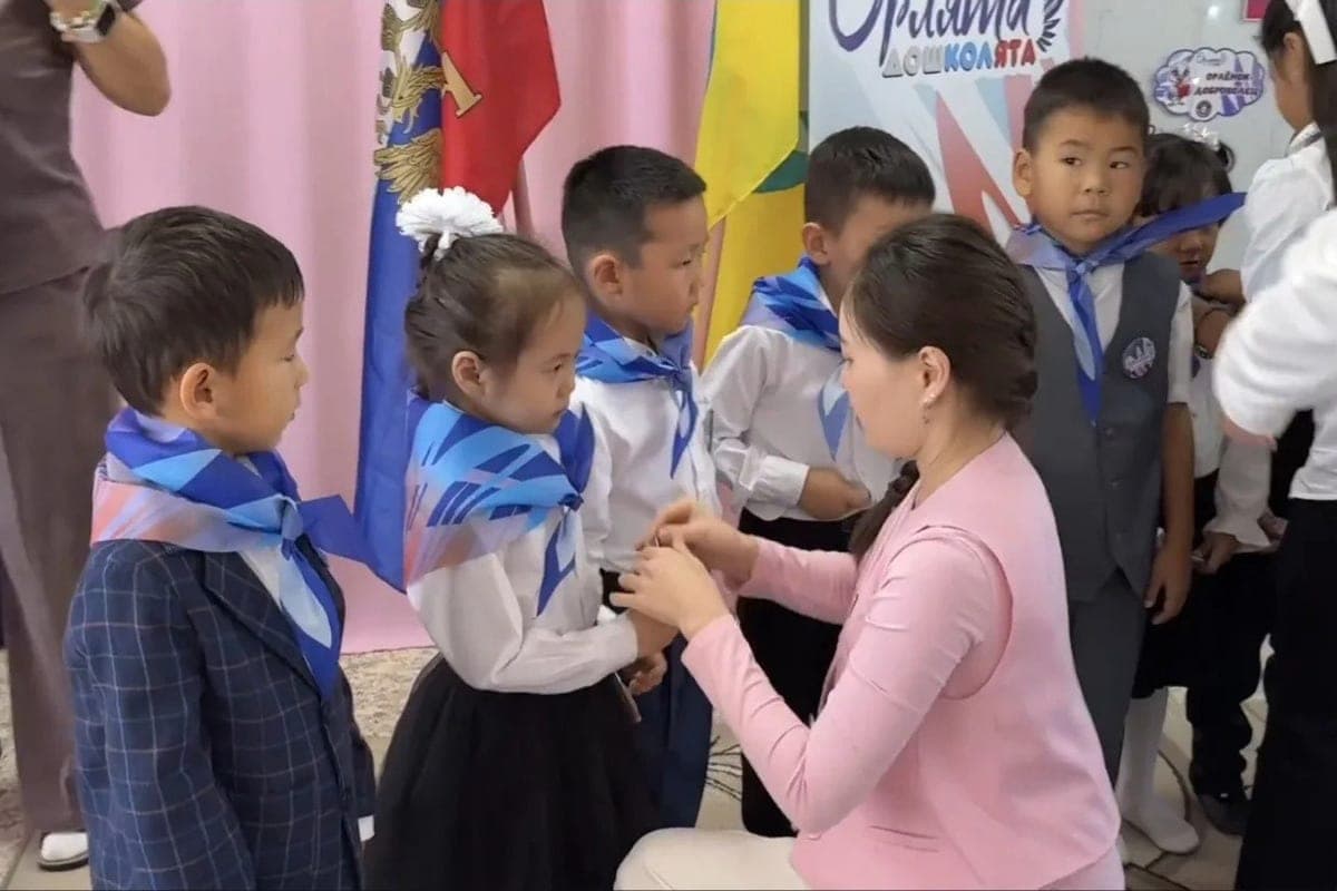 Preschoolers of Kalmykia congratulated on joining the “Eagle”