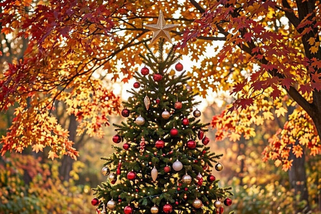 Near Moscow has already lit the first “new year” Christmas trees