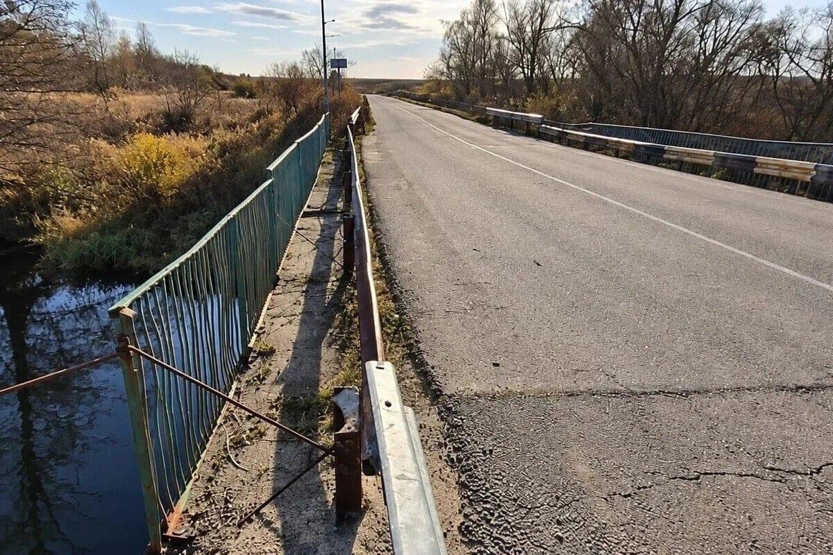 В Тульской области мост у деревни Хлопово не соответствует нормативам
