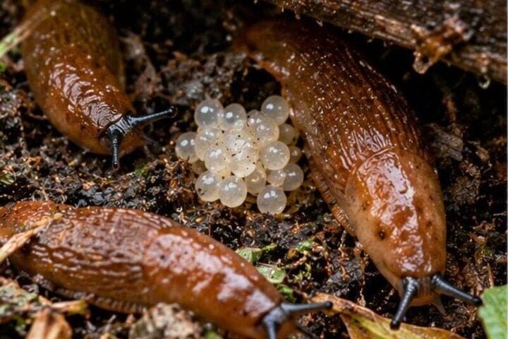 Find autumn slug shelters and protect future shoots