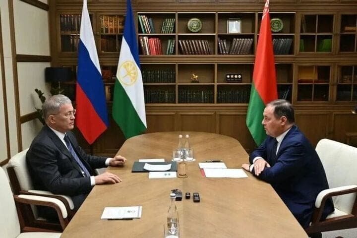 Radiy Khabirov welcomed the delegation from Belarus to Ufa