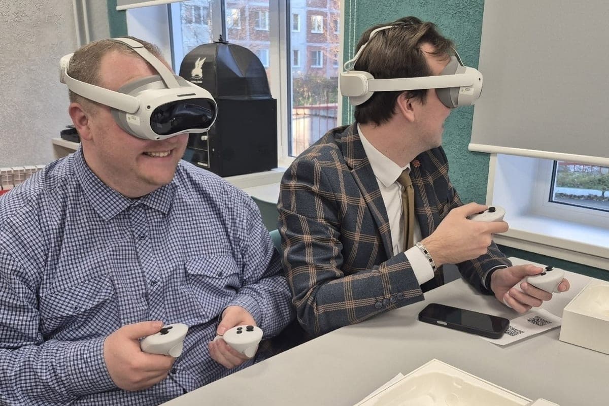 In school No 4 Apatitov opened a VR-laboratory for career guidance